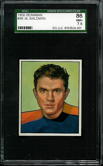Al Baldwin - 1950 Bowman #46 - SGC 86