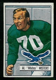 Al Wistert - 1951 Bowman #11 - good