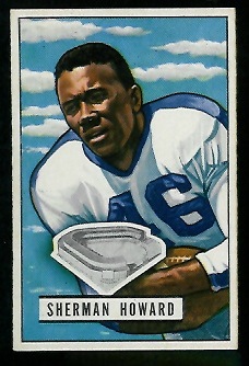1951 Bowman #116 - Sherman Howard - vg