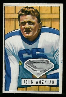 John Wozniak - 1951 Bowman #117 - ex