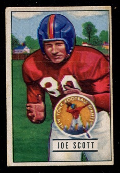 1951 Bowman #128 - Joe Scott - ex
