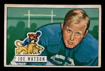 Joe Watson - 1951 Bowman #133 - vg-ex