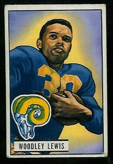 Woodley Lewis - 1951 Bowman #5 - vg