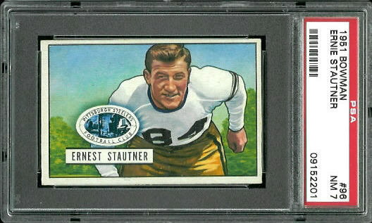 Ernie Stautner - 1951 Bowman #96 - PSA 7