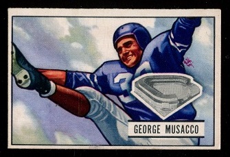 1951 Bowman #7 - George Musacco - ex