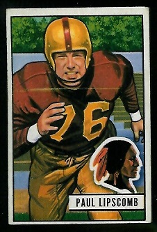 Paul Lipscomb - 1951 Bowman #71 - vg-ex