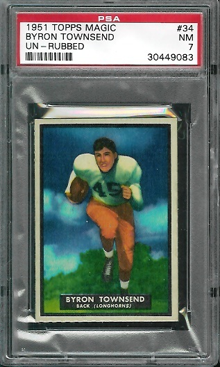 Byron Townsend - 1951 Topps Magic #34 - PSA 7