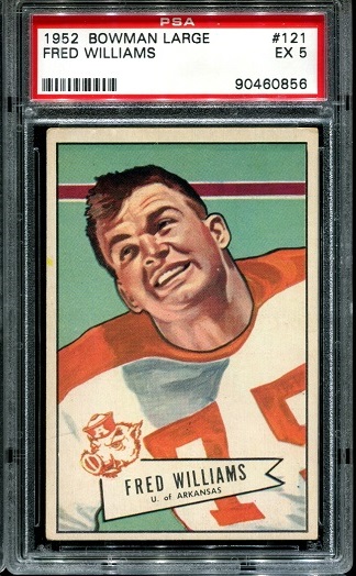1952 Bowman Large #121 - Fred Williams - PSA 5