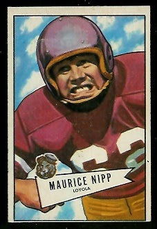 Maurice Nipp - 1952 Bowman Small #107 - ex