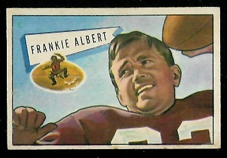Frankie Albert - 1952 Bowman Small #5 - exmt