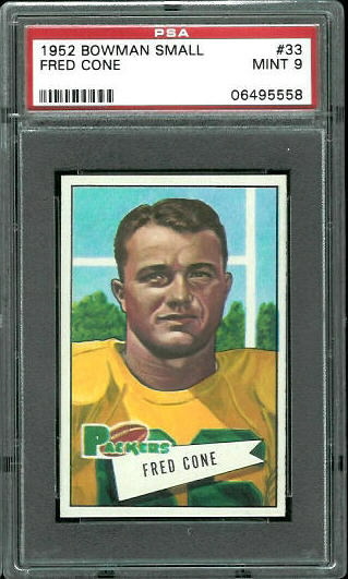 1952 Bowman Small #33 - Fred Cone - PSA 9