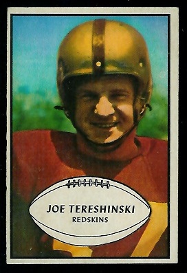 Joe Tereshinski - 1953 Bowman #5 - exmt