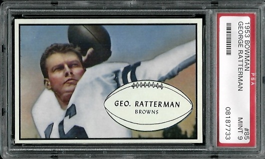 Don Stonesifer - 1953 Bowman #86 - PSA 9