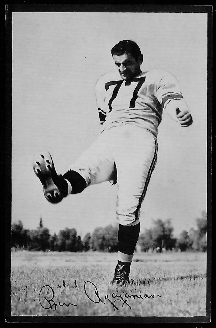 Ben Agajanian - 1953 Rams Team Issue #1 - ex