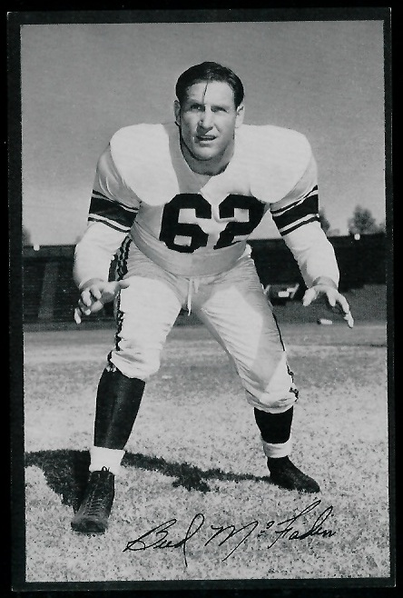 Bud McFadin - 1953 Rams Team Issue #18 - exmt