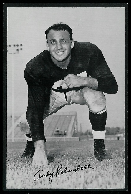 Andy Robustelli - 1953 Rams Team Issue #26 - exmt