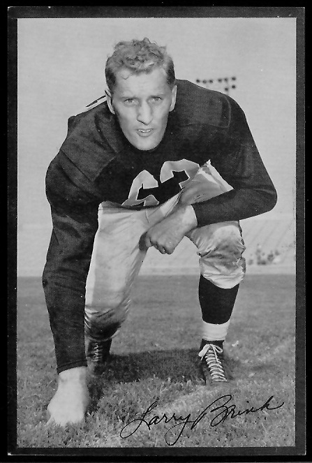 Larry Brink - 1953 Rams Team Issue #3 - exmt