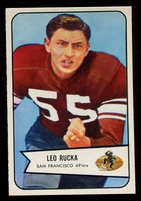 1954 Bowman #18 - Leo Rucka - nm+