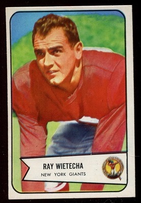 1954 Bowman #31 - Ray Wietecha - exmt
