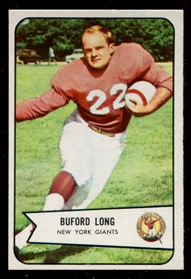 1954 Bowman #43 - Buford Long - nm+