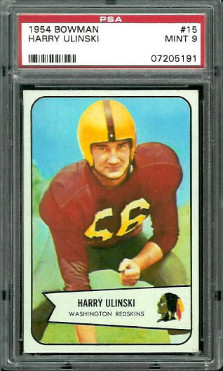 Harry Ulinski - 1954 Bowman #15 - PSA 9