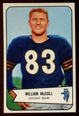 1954 Bowman #59 - Bill McColl - nm