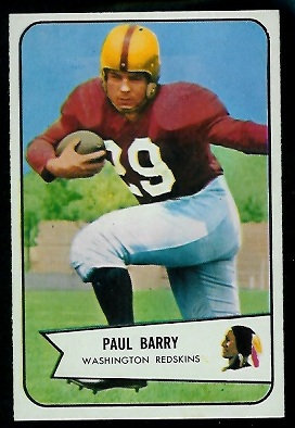 Paul Barry - 1954 Bowman #98 - exmt