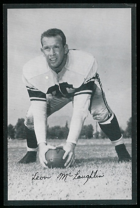 Leon McLaughlin - 1954 Rams Team Issue #18 - vg-ex