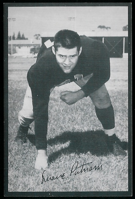 1954 Rams Team Issue #22 - Duane Putnam - exmt