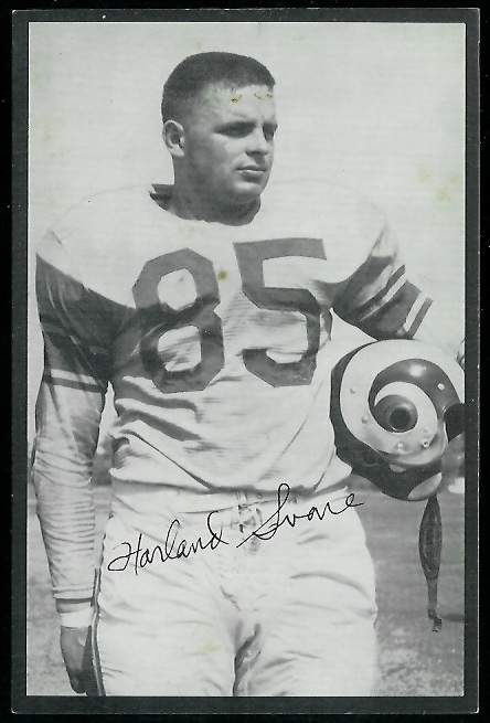Harland Svare - 1954 Rams Team Issue #27 - vg