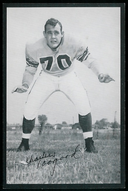 1954 Rams Team Issue #29 - Charles Toogood - nm
