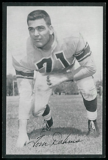 Tom Dahms - 1954 Rams Team Issue #4 - exmt