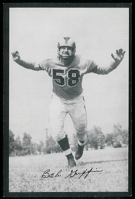 1954 Rams Team Issue #8 - Bob Griffin - exmt