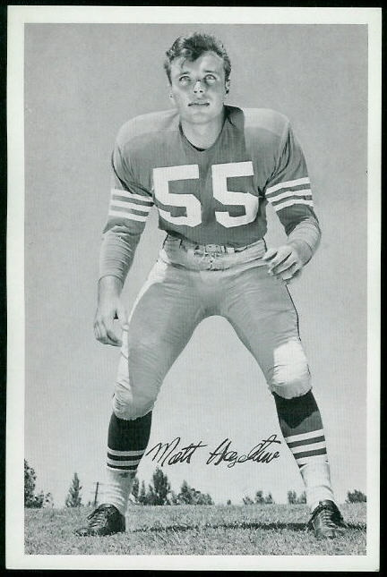 Matt Hazeltine - 1955 49ers Team Issue #14 - exmt