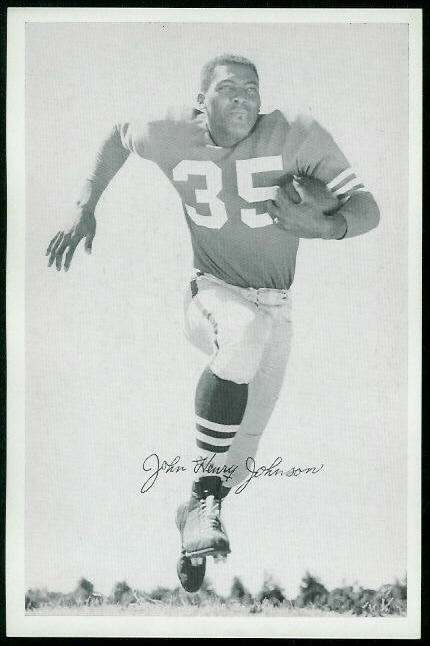 John Henry Johnson - 1955 49ers Team Issue #18 - nm