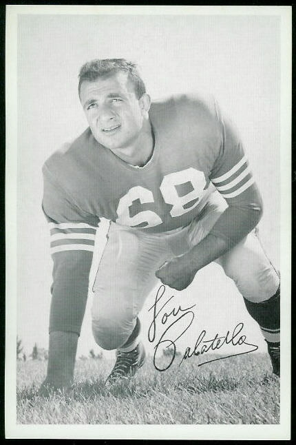 Lou Palatella - 1955 49ers Team Issue #27 - exmt