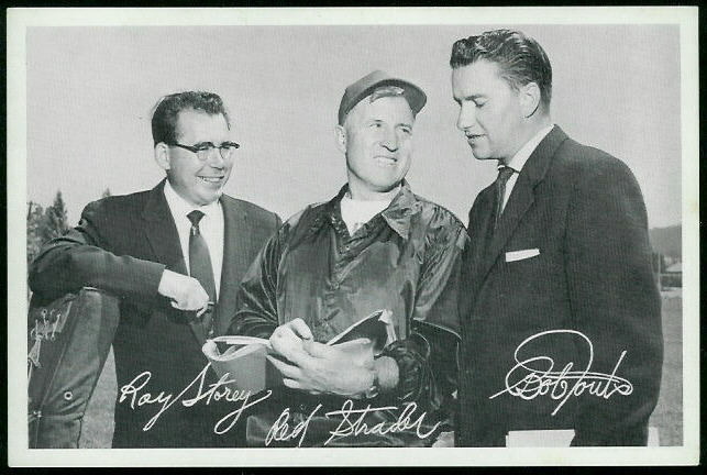 49ers Announcers - 1955 49ers Team Issue #33 - exmt
