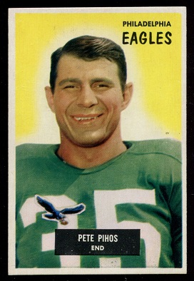Pete Pihos - 1955 Bowman #10 - exmt