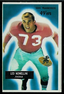 1955 Bowman #104 - Leo Nomellini - nm oc