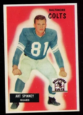 Art Spinney - 1955 Bowman #107 - exmt