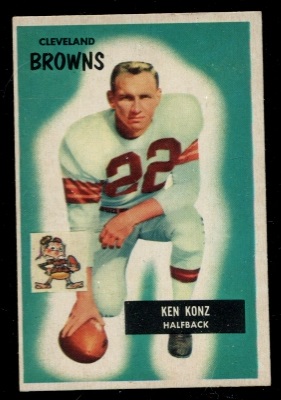 Ken Konz - 1955 Bowman #113 - ex