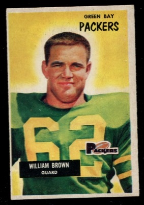 William Brown - 1955 Bowman #117 - vg