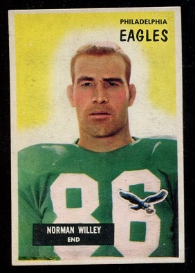Norm Willey - 1955 Bowman #138 - ex