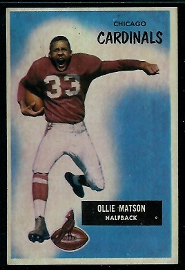 Ollie Matson - 1955 Bowman #25 - ex