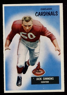1955 Bowman #27 - Jack Simmons - nm