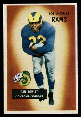 1955 Bowman #47 - Dan Towler - nm+