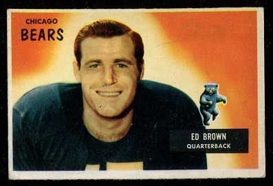 1955 Bowman #53 - Ed Brown - vg