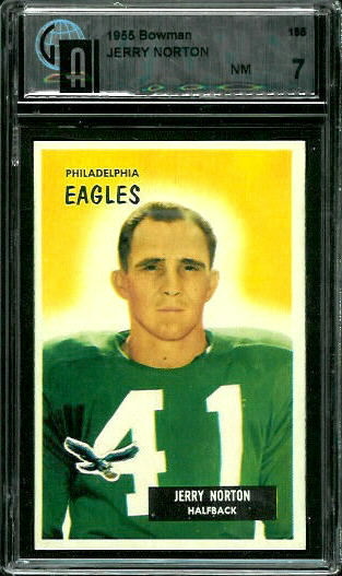 Jerry Norton - 1955 Bowman #155 - GAI 7