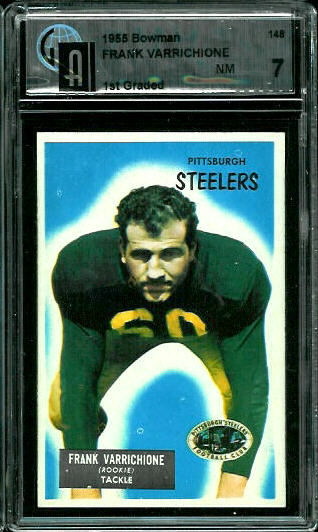 Frank Varrichione - 1955 Bowman #148 - GAI 7