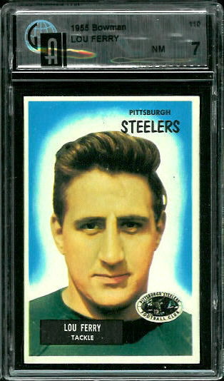 Lou Ferry - 1955 Bowman #110 - GAI 7